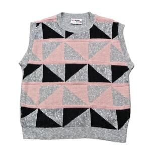 Looking Good Fashion Cropped Geometric Pattern Sweater Vest USA